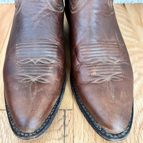 Dan Post Western Leather Cowboy Boots - size 8 - Picture 6 of 11